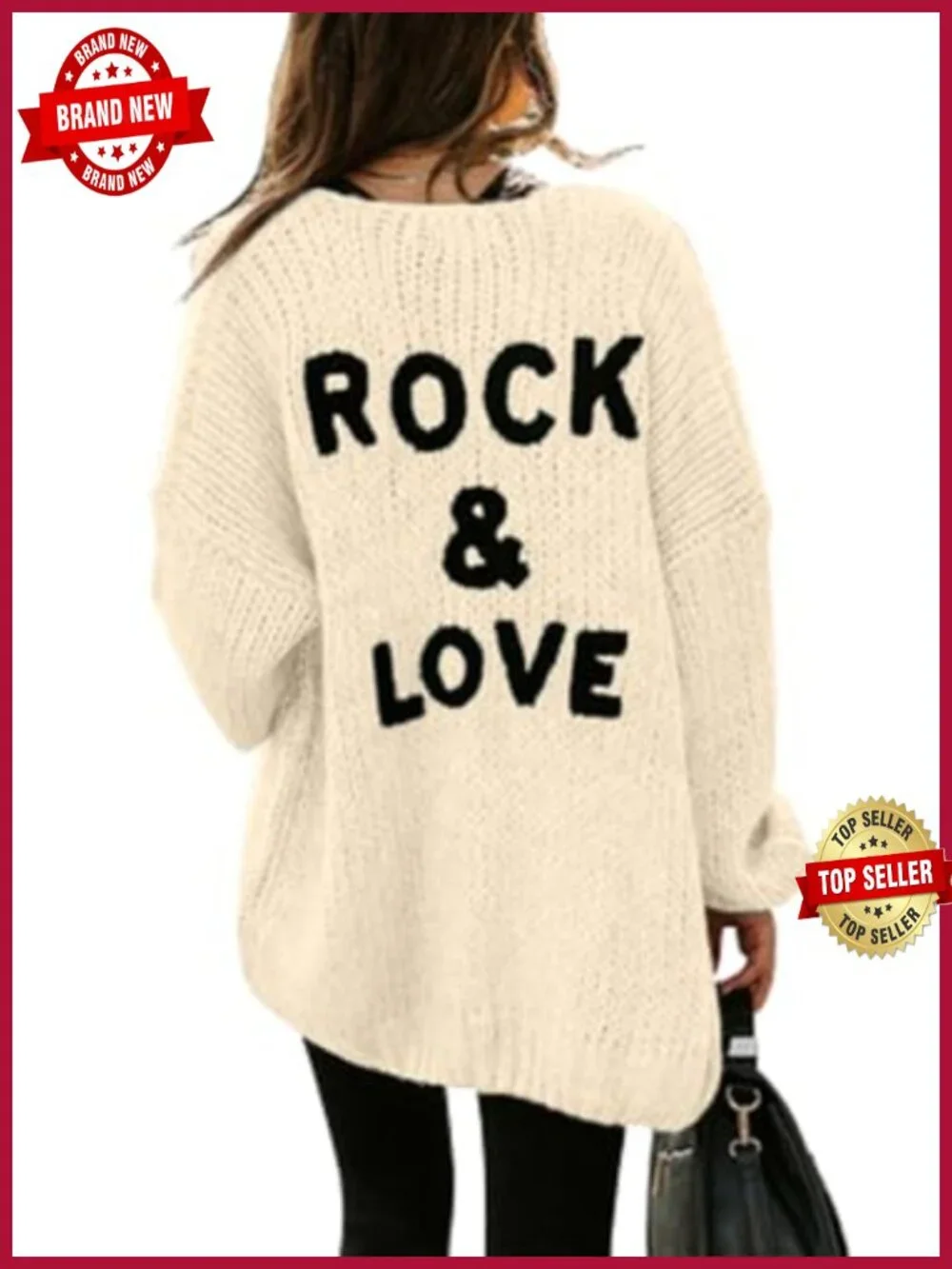 Open Front Midi Long Knit Cardigan Sweater Soft Loose Draped